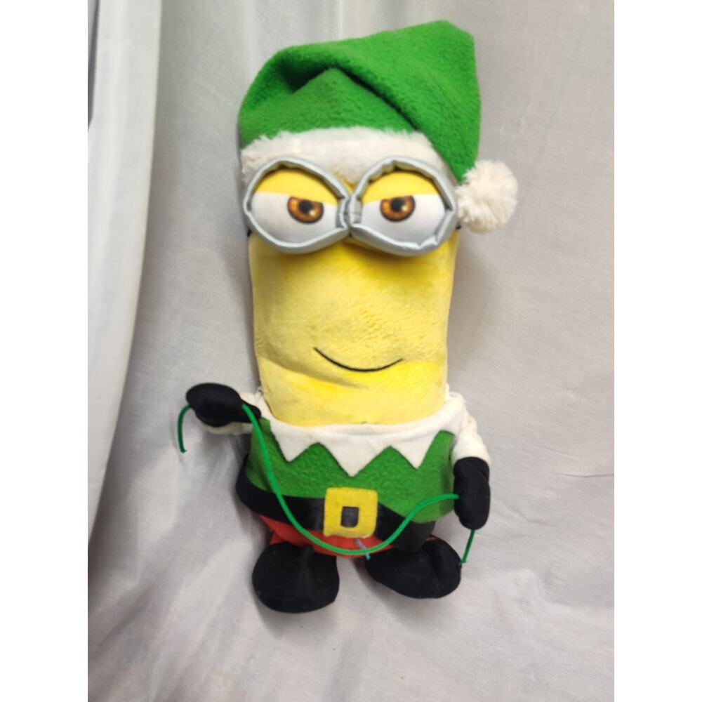 Gemmy Despicable Me Kevin Animated Plush Minion Christmas Singing Dancing WORKS